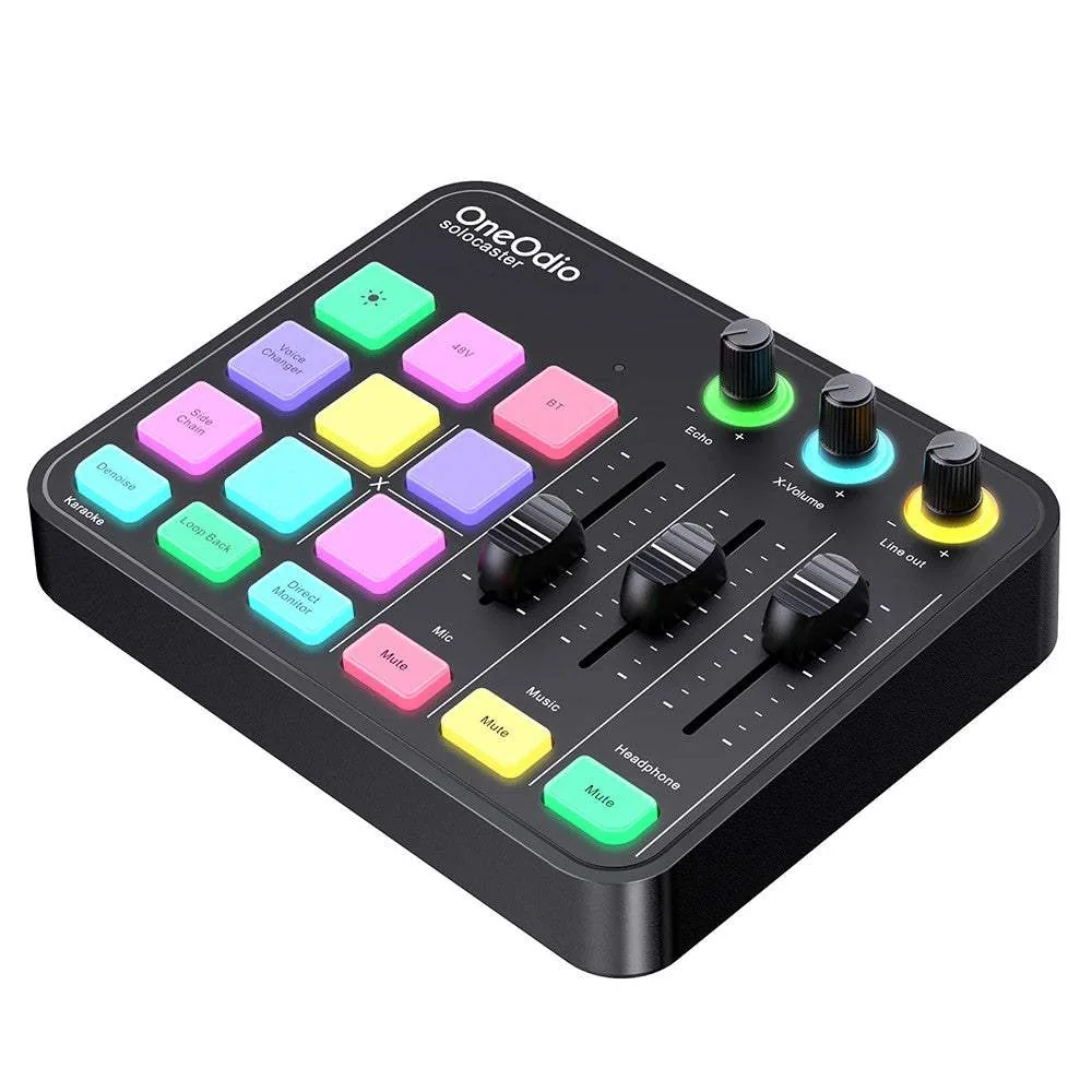 OneOdio Solocaster Audio Mixer view 2