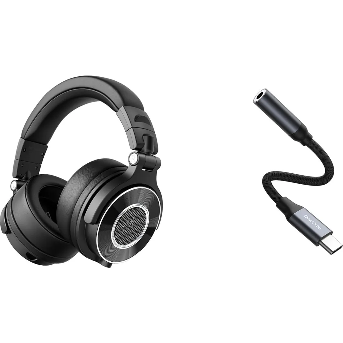 OneOdio Monitor 60 — Headphones + USB-C adapter
